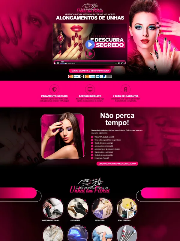Alongamento de Unhas